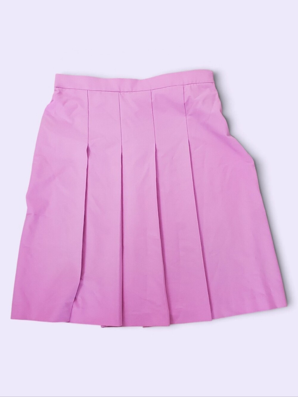 Worthington Pleated Pink A-Line Skirt Women's Size 18 Plus Size Stretch Waist